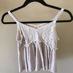 flowy tank top.